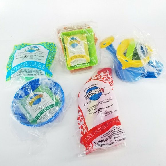 1993 McDonald's Earth Days Lot of 5 Happy Meal Toy - Picture 1 of 7